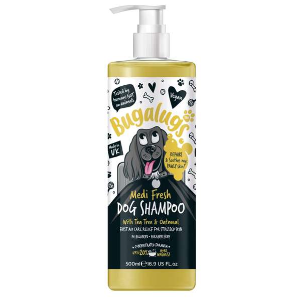 Bugalugs MedI Fresh Dog Shampoo for Itchy Skin