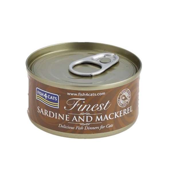 Fish4Cats Cans Sardine & Mackerel 70g x 10