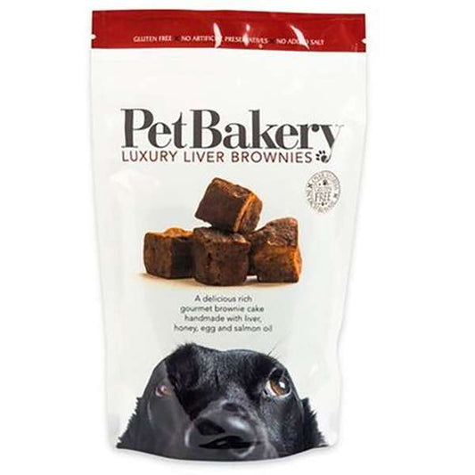 Pet Bakery Luxury Liver Brownie Dog Treats 190g