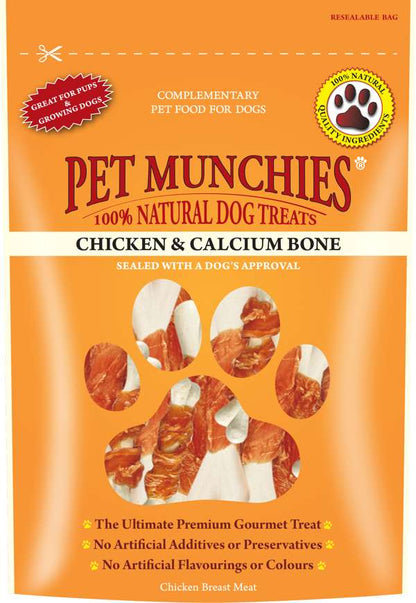 Pet Munchies Chicken & Calcium Bone 100g