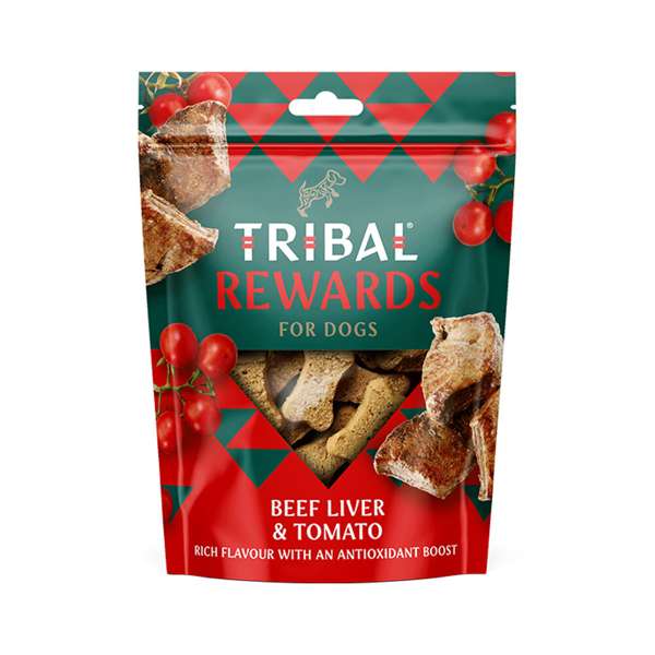 Tribal Rewards Beef & Tomato Dog Treats 125g