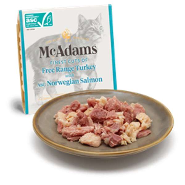 Mcadams Cat British Free-Range Turkey-With Msc Salmon 100g
