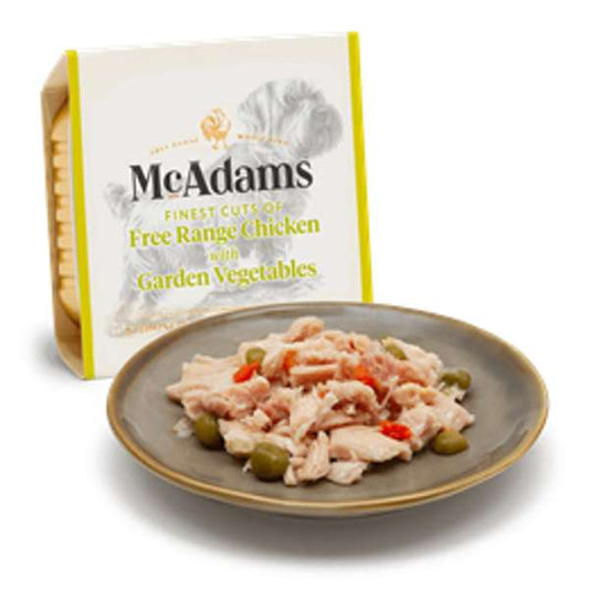 Mcadams British Free-Range Chicken With Garden Vegetables 150g