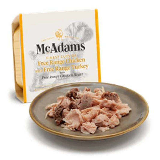 Mcadams With British Free-Range Turkey & Free-Range Chicken Heart 150g