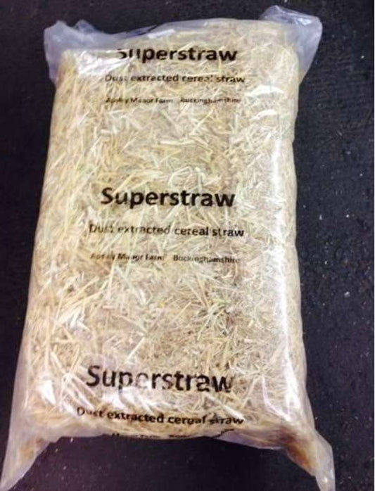 Dust Extracted Super Straw Bale (Approx 20kg)