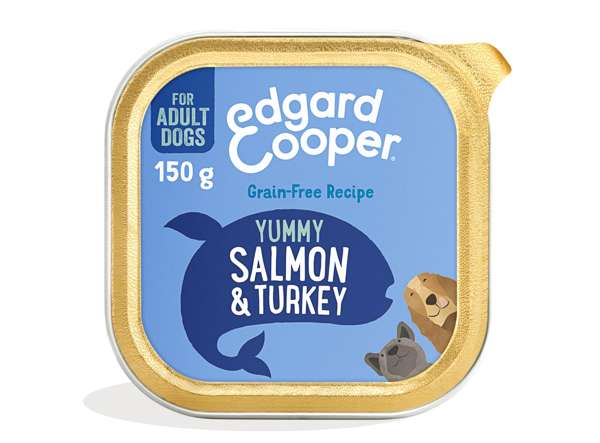 Edgard & Cooper Wet Cup For Dogs Salmon & Turkey 11 x 150g