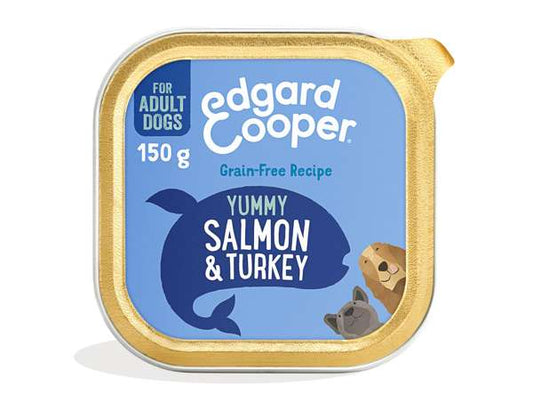 Edgard & Cooper Wet Cup For Dogs Salmon & Turkey 11 x 150g