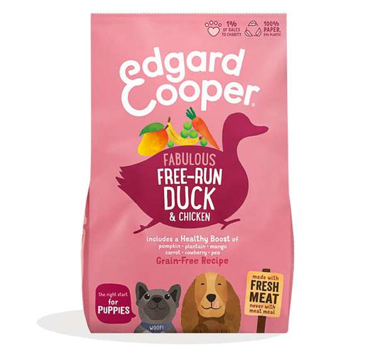 Edgard & Cooper Dry Food For Puppies Duck & Chicken
