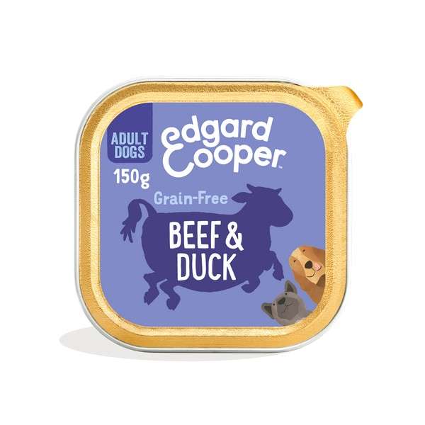 Edgard & Cooper Wet Cup For Dogs In Beef & Duck 11 x 150g