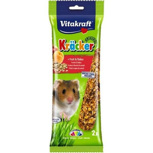 Vitakraft Hamster Fruit & Flakes Kracker 112g - Case of 5